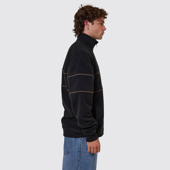 THRILLS Superior Thrills Quarter Zip Fleece - Black