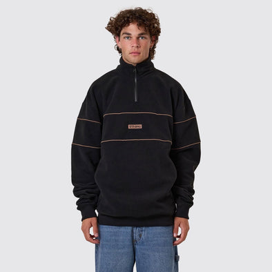 THRILLS Superior Thrills Quarter Zip Fleece - Black