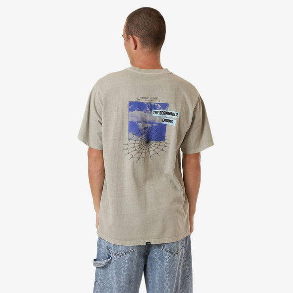 THRILLS The Beginning Is Ending Merch Fit Tee - Fog