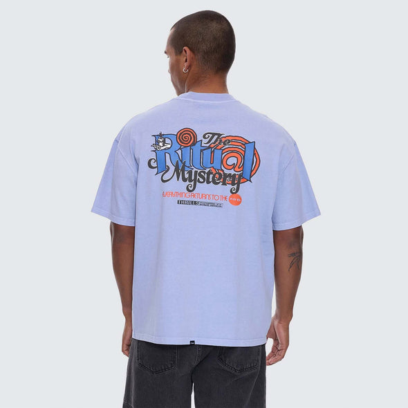THRILLS The Ritual Mystery Box Fit Oversize Tee - Cornflower Blue