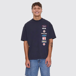 THRILLS Total Service Stacked Box Fit Oversize Tee - Total Eclipse