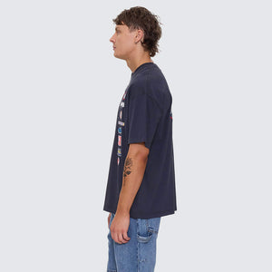 THRILLS Total Service Stacked Box Fit Oversize Tee - Total Eclipse
