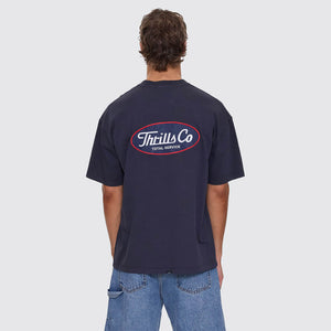 THRILLS Total Service Stacked Box Fit Oversize Tee - Total Eclipse