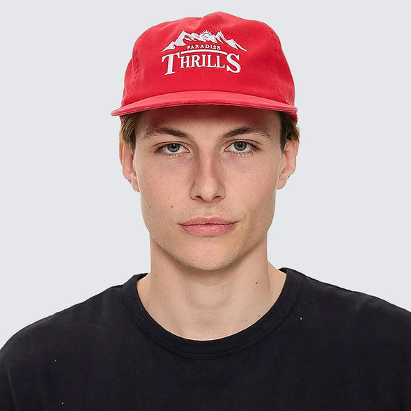 THRILLS Touch The Sky 5 Panel Cap - Racing Red