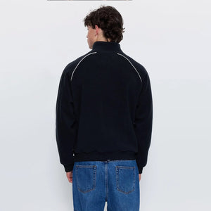 THRILLS Tournament Of Roses Quarter Zip Cropped Polar Fleece - Washed Black