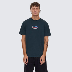 THRILLS Track Record Merch Fit Tee - Jasper Green