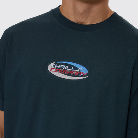 THRILLS Track Record Merch Fit Tee - Jasper Green