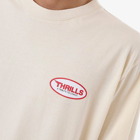 THRILLS Tribute To Chaos Merch Fit Tee - Heritage White