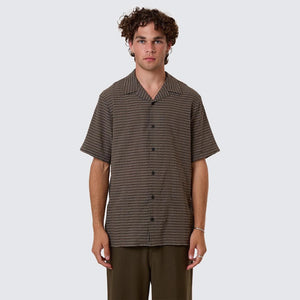 THRILLS Unfiltered Bowling Shirt - Tarmac