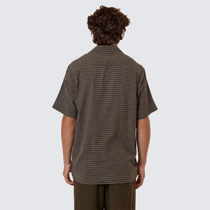THRILLS Unfiltered Bowling Shirt - Tarmac