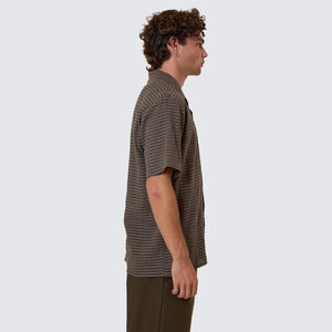 THRILLS Unfiltered Bowling Shirt - Tarmac