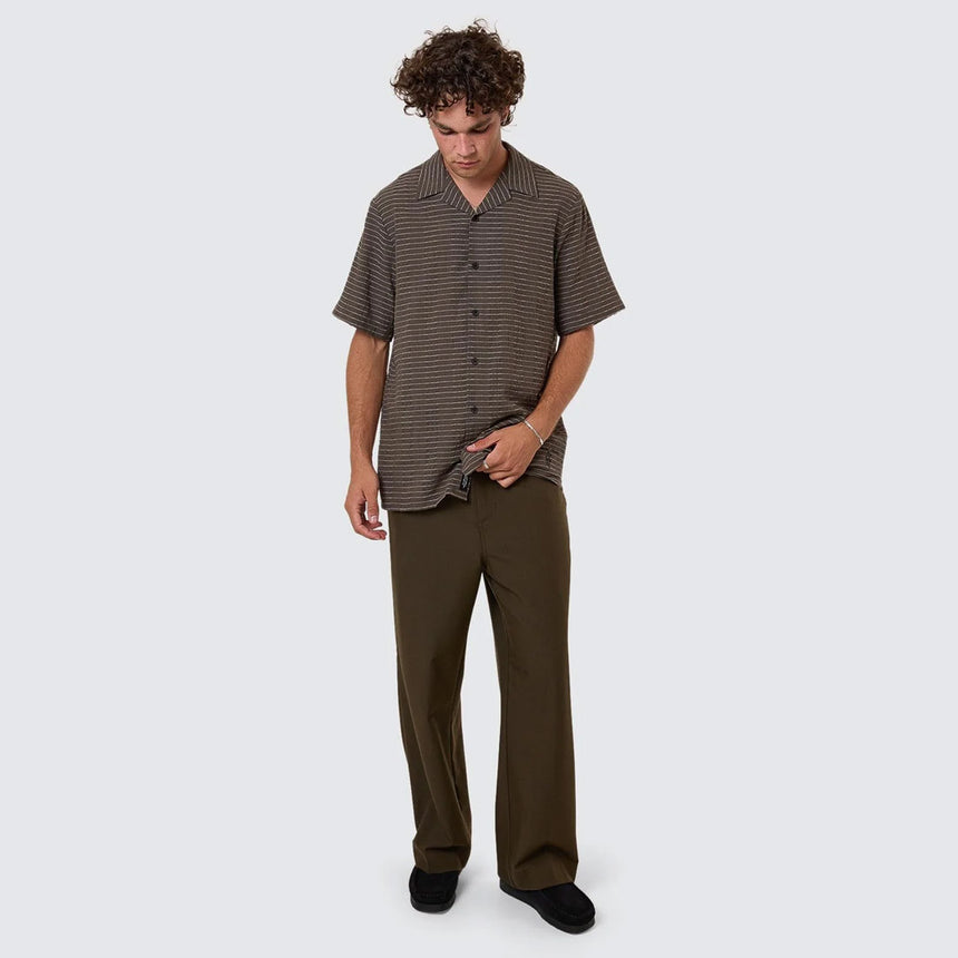 THRILLS Unfiltered Bowling Shirt - Tarmac