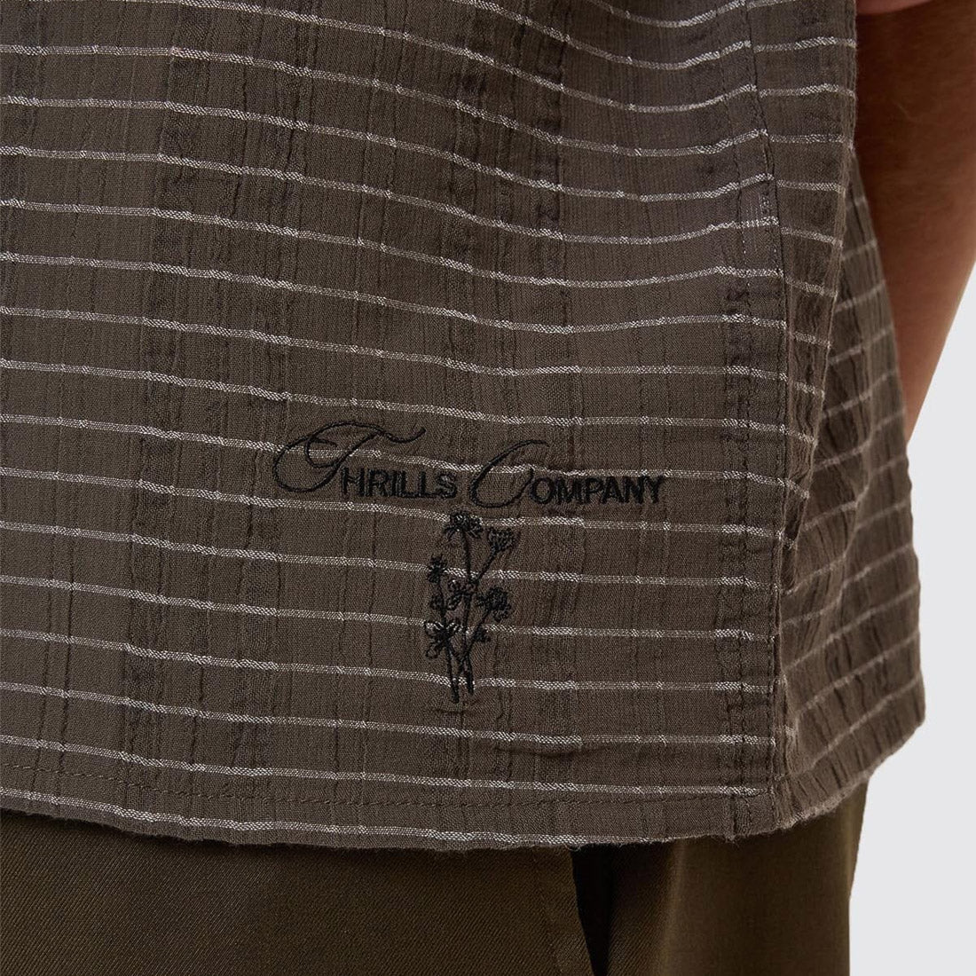 THRILLS Unfiltered Bowling Shirt - Tarmac