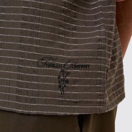 THRILLS Unfiltered Bowling Shirt - Tarmac
