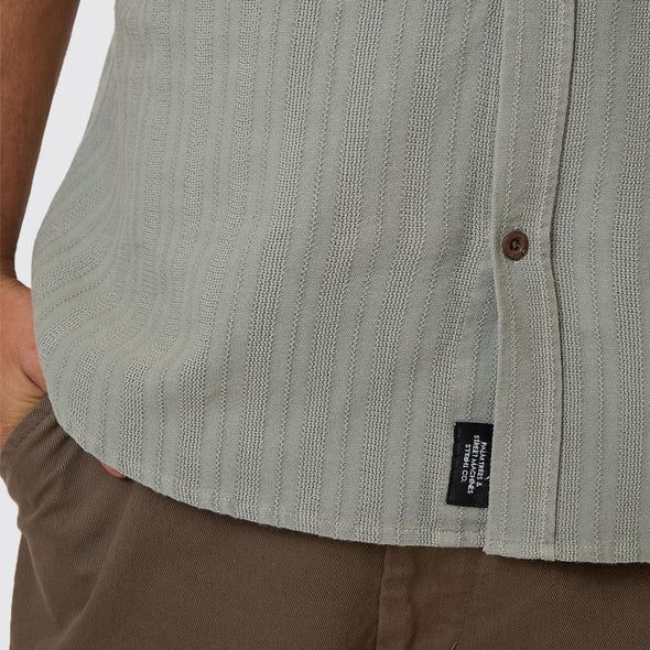 THRILLS Unhinged Short Sleeve Shirt - Dirty Sage