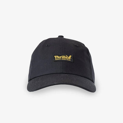 THRILLS Union 6 Panel Cap - Black Herringbone