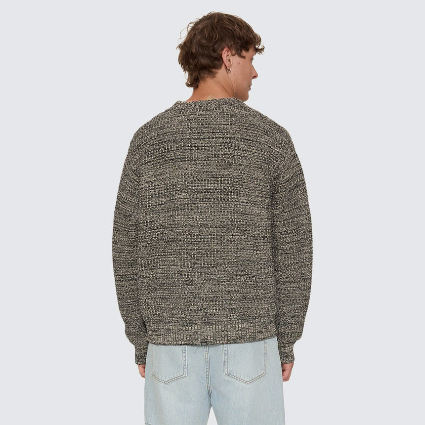 THRILLS Union Box Crop Crew Knit - Carbon Marle