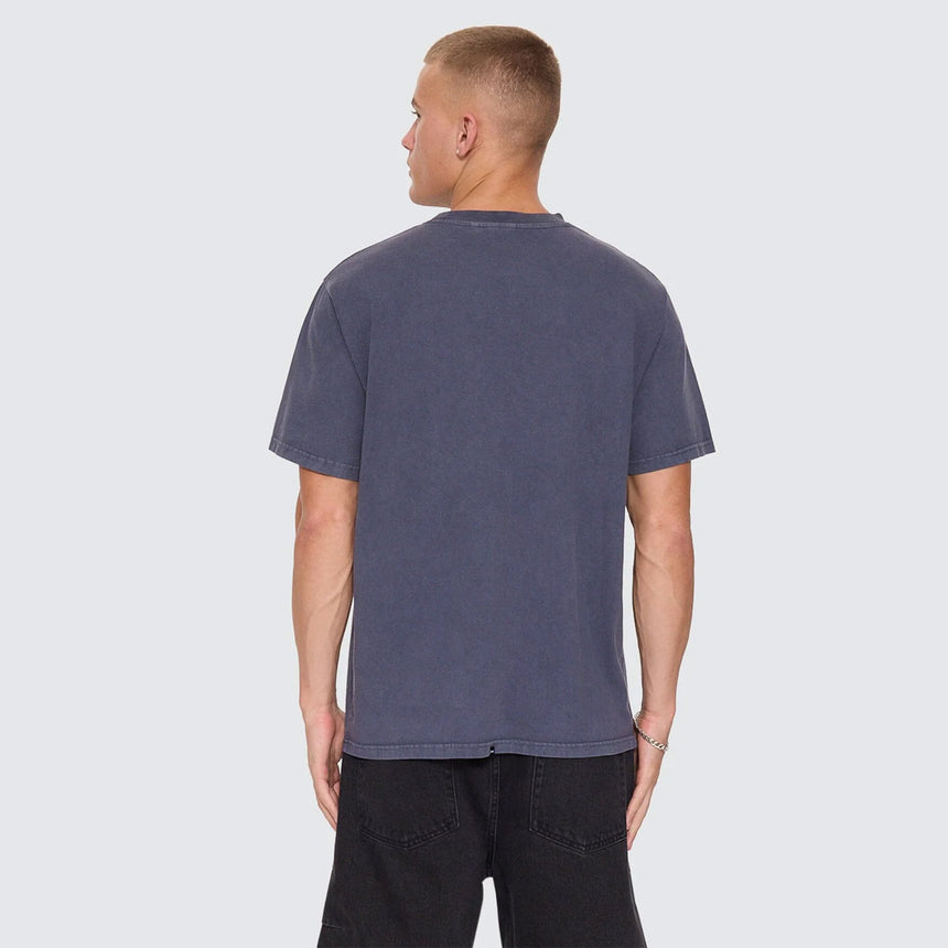 THRILLS Web Of Deceit Embroidered Merch Fit Tee - Griffin Navy