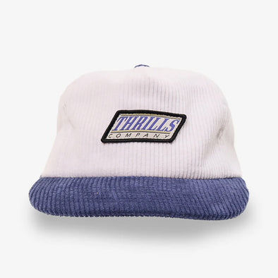 THRILLS When It Hits Your Lips 5 Panel Cap - White/Blue