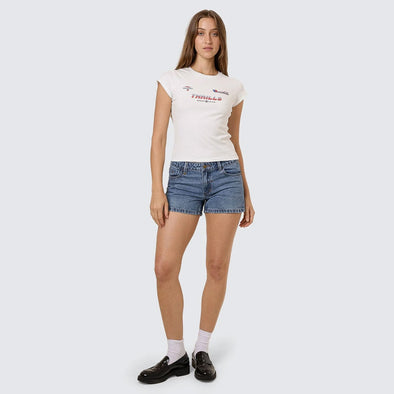 THRILLS Women's Anarchy In Paradise Club Tee - Dirty White