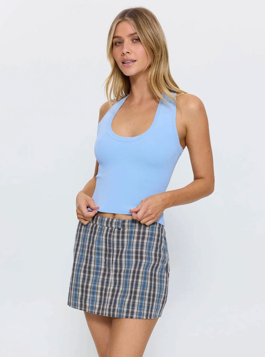 THRILLS Women's Astra V Neck Tank - Placid Blue