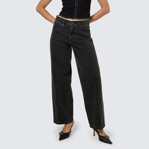 THRILLS Women's Billie Low Jean - Ash Black
