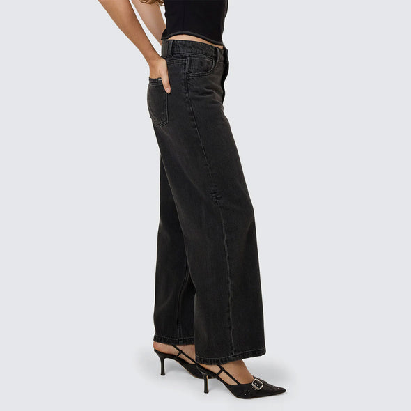 THRILLS Women's Billie Low Jean - Ash Black