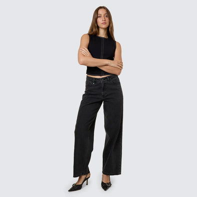 THRILLS Women's Billie Low Jean - Ash Black