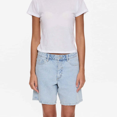 THRILLS Women's Billie Low Rise Baggy Embroidered Short - Serenity Blue