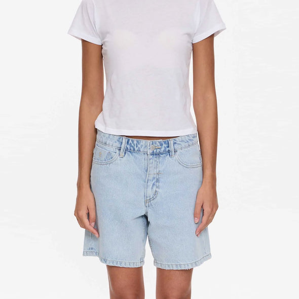 THRILLS Women's Billie Low Rise Baggy Embroidered Short - Serenity Blue