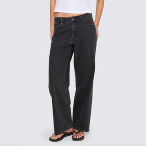 THRILLS Women's Billie Low Rise Baggy Jean - Aged Black