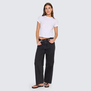 THRILLS Women's Billie Low Rise Baggy Jean - Aged Black