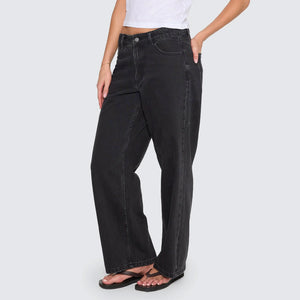 THRILLS Women's Billie Low Rise Baggy Jean - Aged Black