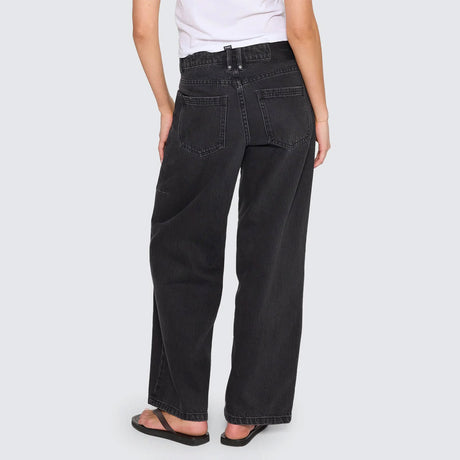 THRILLS Women's Billie Low Rise Baggy Jean - Aged Black