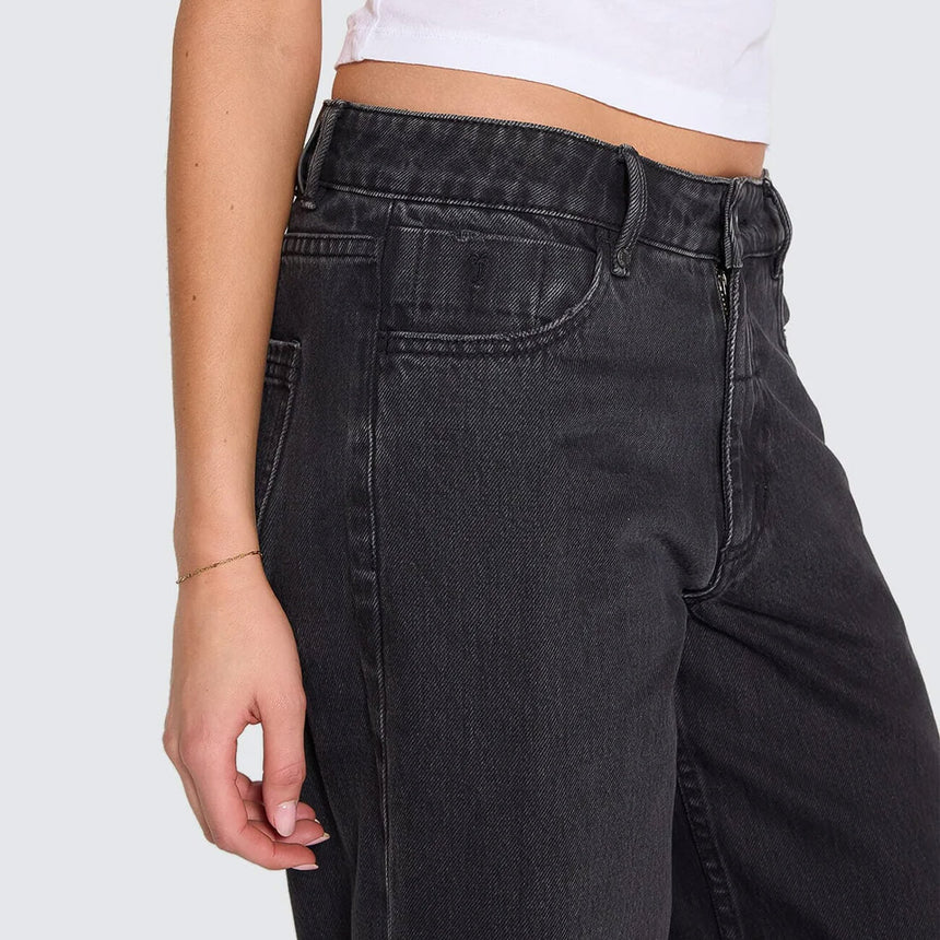 THRILLS Women's Billie Low Rise Baggy Jean - Aged Black
