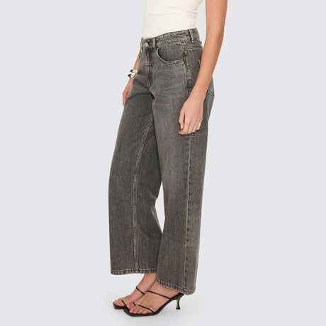 THRILLS Women's Billie Low Rise Baggy Jean - Nighthawk Grey