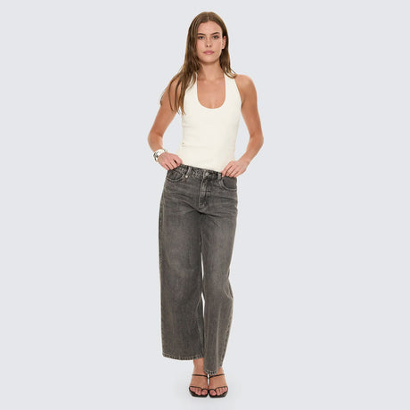 THRILLS Women's Billie Low Rise Baggy Jean - Nighthawk Grey