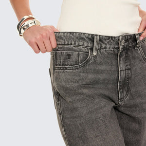 THRILLS Women's Billie Low Rise Baggy Jean - Nighthawk Grey