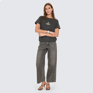 THRILLS Women's Billie Low Rise Baggy Jean - Nighthawk Grey