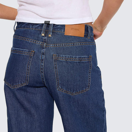 THRILLS Women's Billie Low Rise Baggy Jean - Rinsed Ink