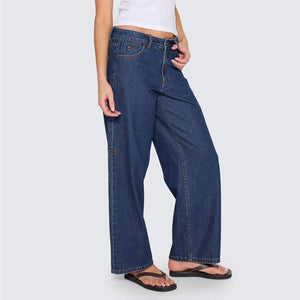 THRILLS Women's Billie Low Rise Baggy Jean - Rinsed Ink