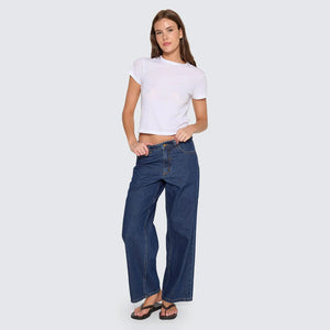 THRILLS Women's Billie Low Rise Baggy Jean - Rinsed Ink