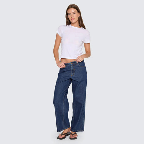 THRILLS Women's Billie Low Rise Baggy Jean - Rinsed Ink