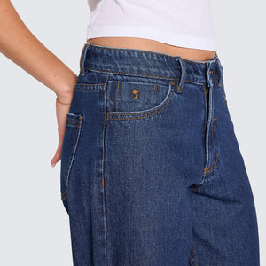THRILLS Women's Billie Low Rise Baggy Jean - Rinsed Ink