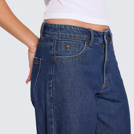 THRILLS Women's Billie Low Rise Baggy Jean - Rinsed Ink