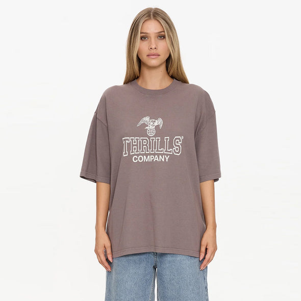THRILLS Women's Break Point Oversized Tee - Shroom