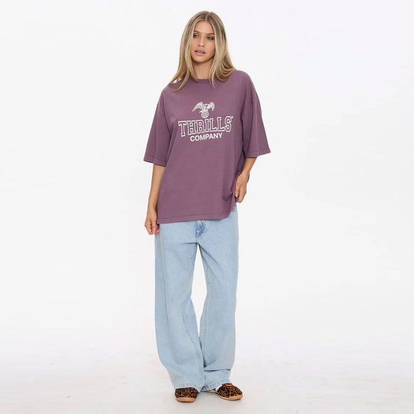 THRILLS Women's Break Point Oversized Tee - Vintage Mauve