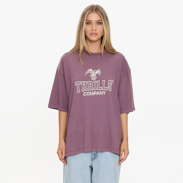 THRILLS Women's Break Point Oversized Tee - Vintage Mauve