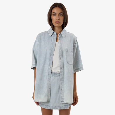 THRILLS Women's Darian Denim Shirt - Dirty Fade