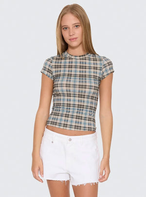 THRILLS Women's Desert Reverb Club Tee - Dusty Blue